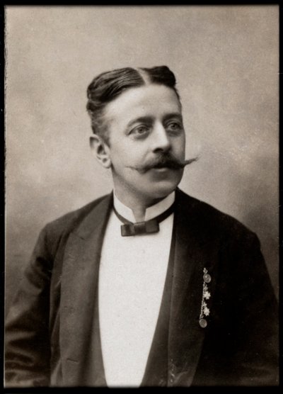 Portrait of Philipp Fahrbach by French Photographer